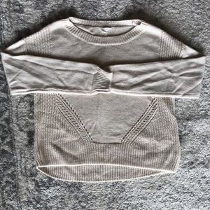 cream hi-low Aeropostale sweater